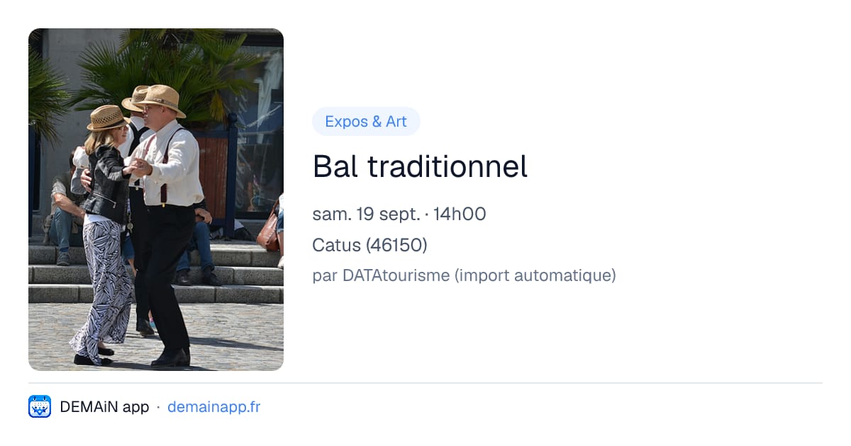 Bal traditionnel — Catus