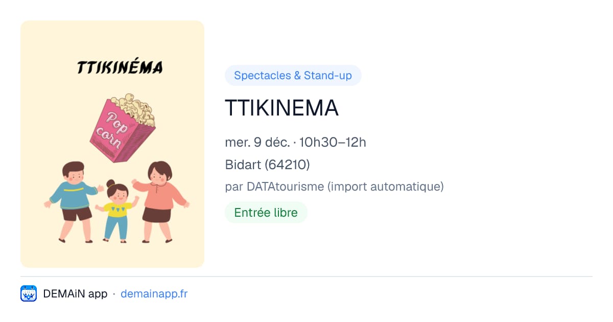 TTIKINEMA — Bidart