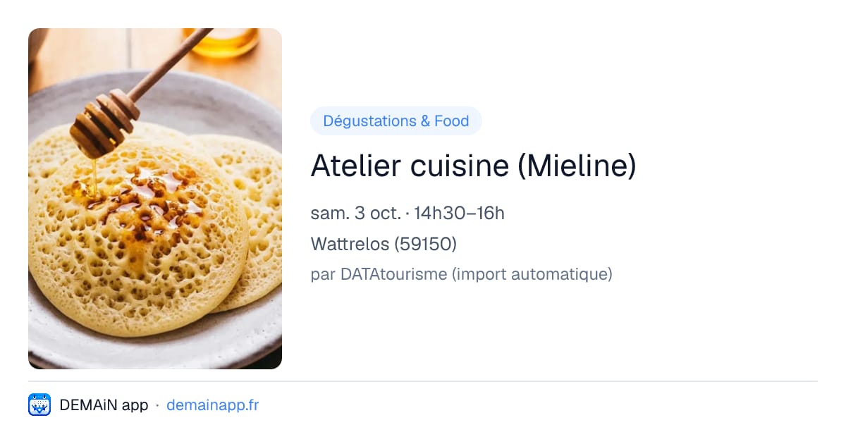 Atelier cuisine (Mieline) — Wattrelos