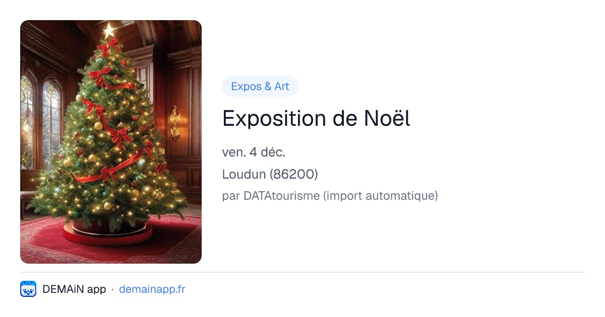 Exposition de Noël — Loudun