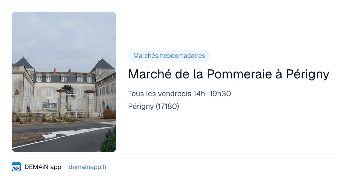 Marché de la Pommeraie à Périgny — Périgny