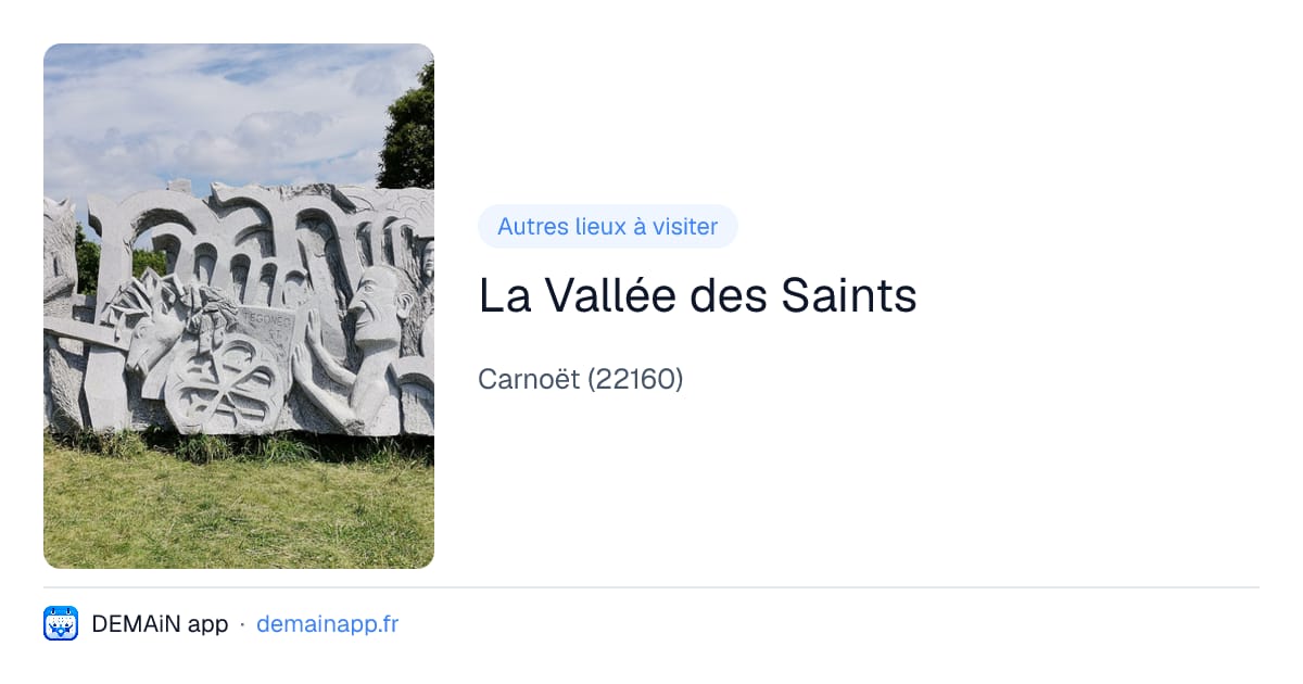 La Vallée des Saints — Carnoët