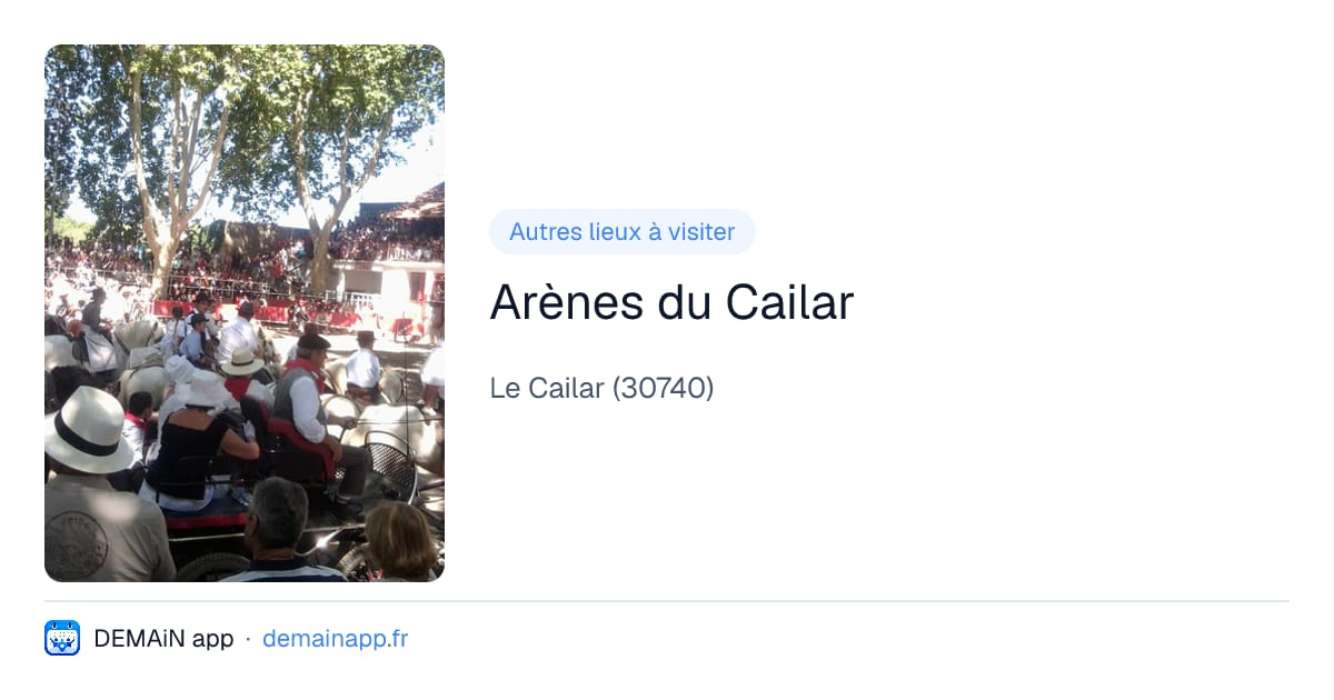Arènes du Cailar — Le Cailar