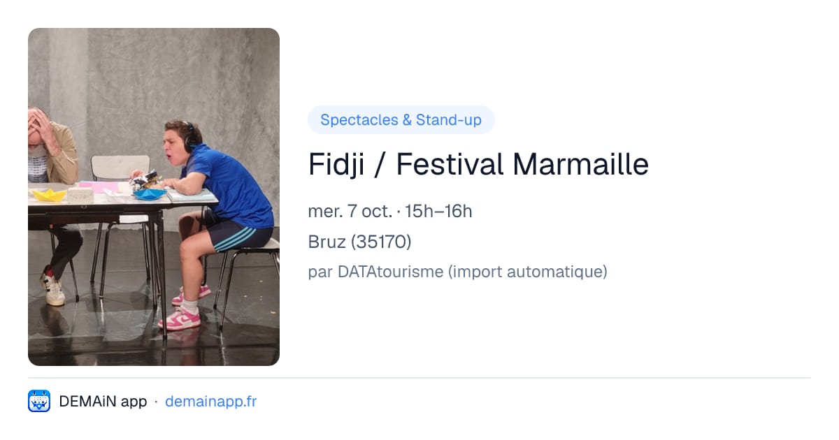 Fidji / Festival Marmaille — Bruz