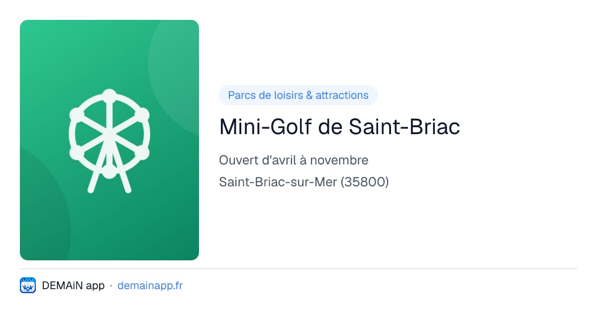 Mini-Golf de Saint-Briac — Saint-Briac-sur-Mer