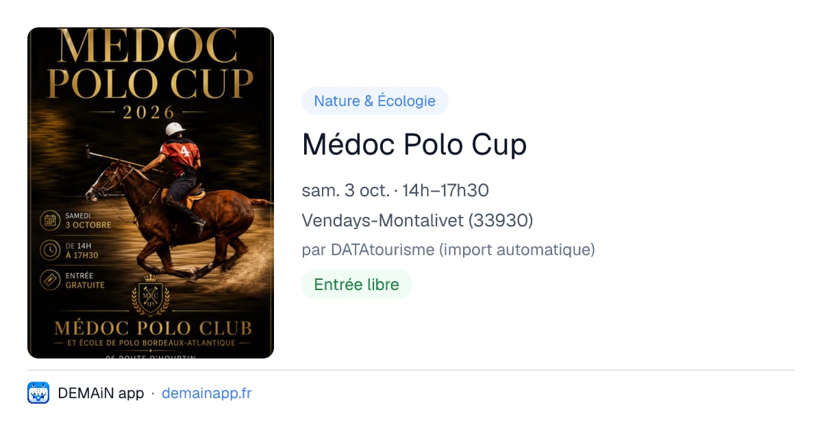 Médoc Polo Cup — Vendays-Montalivet