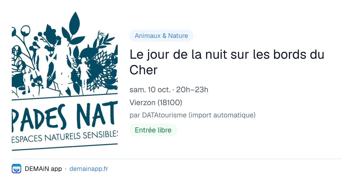 Le jour de la nuit sur les bords du Cher — Vierzon