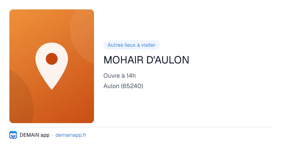 MOHAIR D'AULON — Aulon
