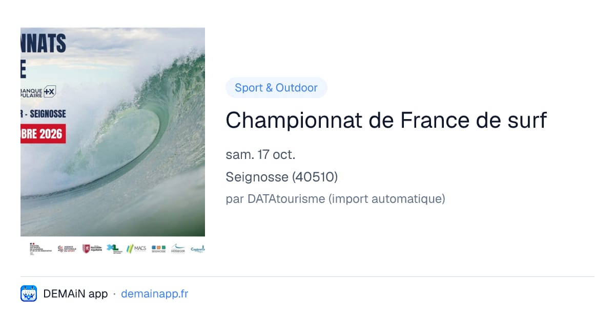 Championnat de France de surf — Seignosse
