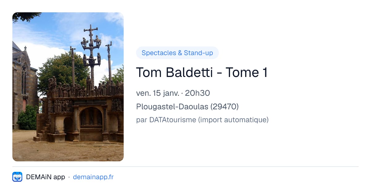 Tom Baldetti - Tome 1 — Plougastel-Daoulas