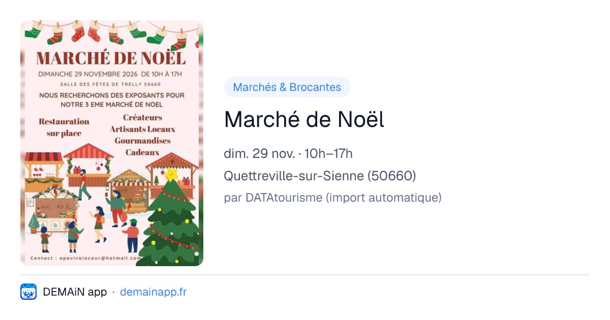 Marché de Noël — Quettreville-sur-Sienne
