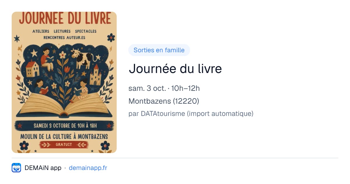 Journée du livre — Montbazens