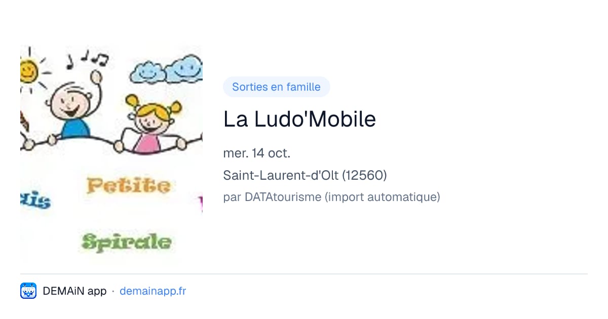 La Ludo'Mobile — Saint-Laurent-d'Olt