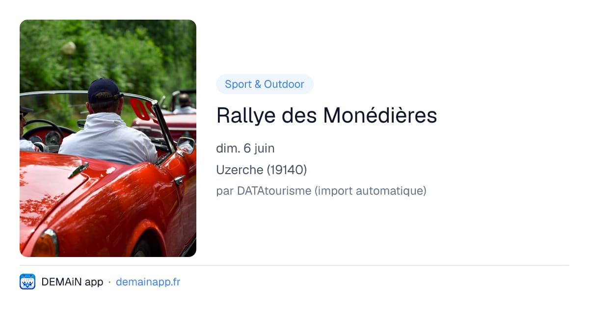 Rallye des Monédières — Uzerche