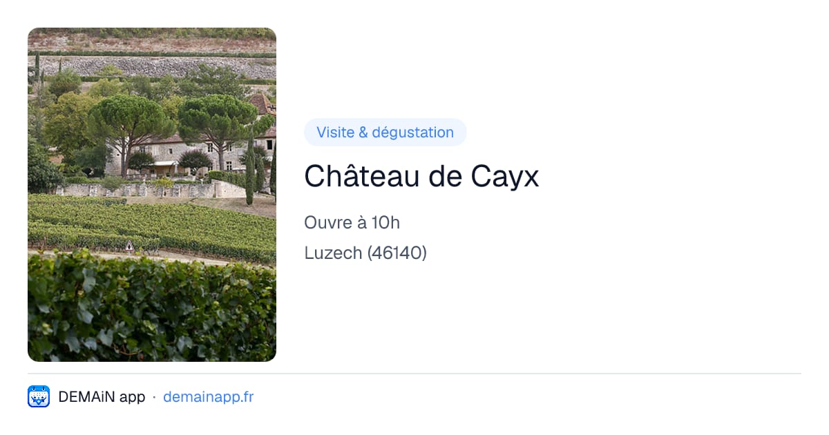 Château de Cayx — Luzech