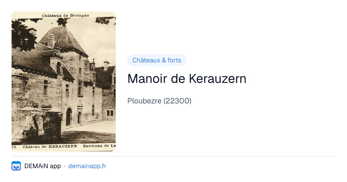 Manoir de Kerauzern — Ploubezre