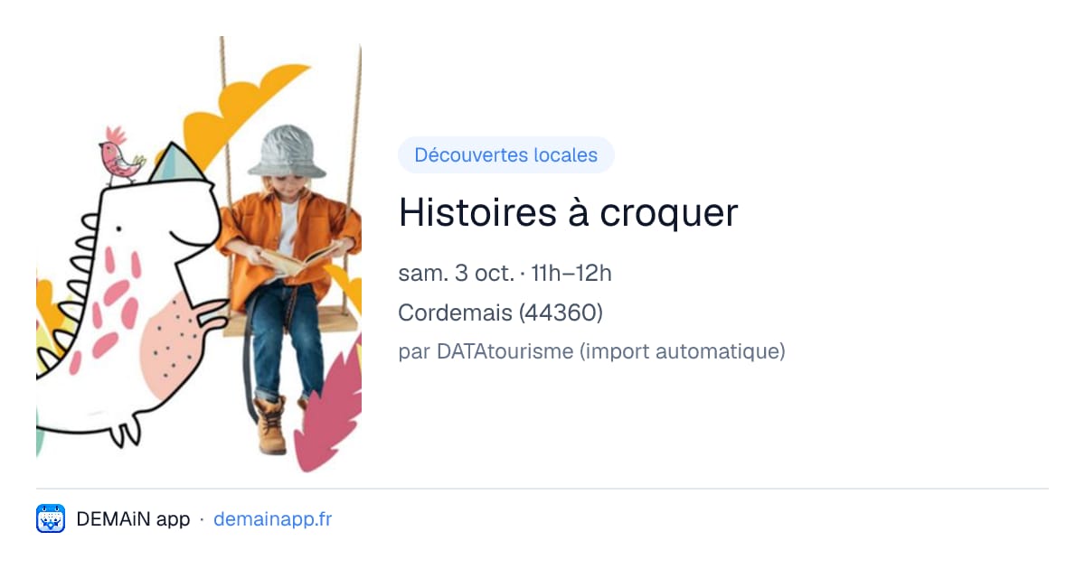 Histoires à croquer — Cordemais