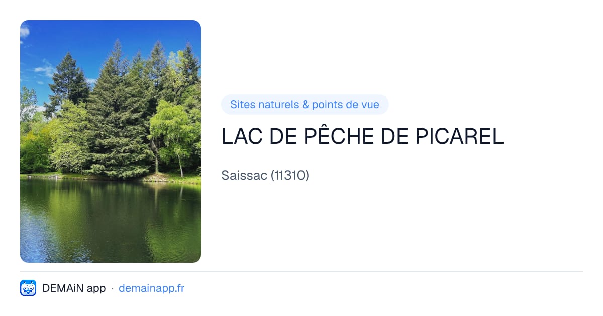 LAC DE PÊCHE DE PICAREL — Saissac