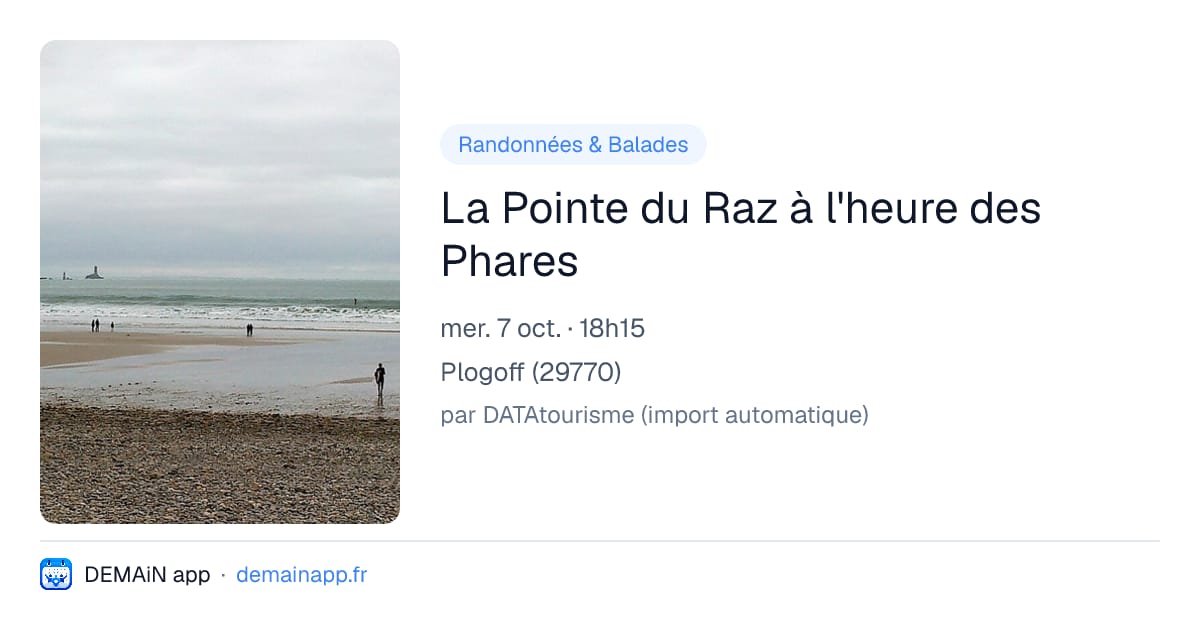 La Pointe du Raz à l'heure des Phares — Plogoff