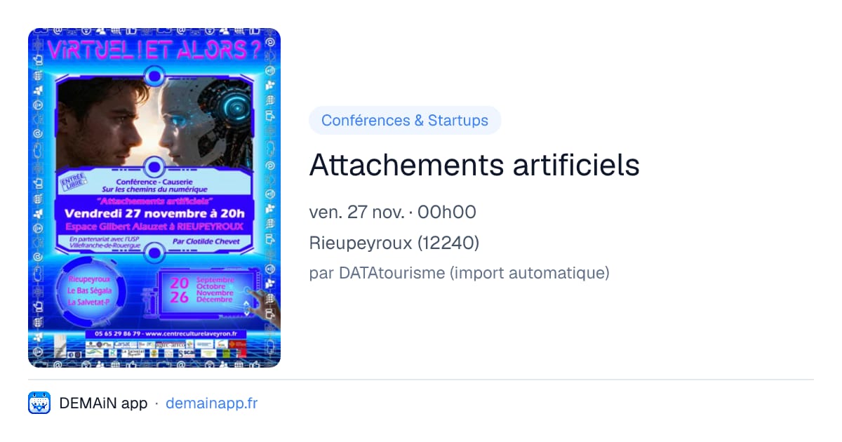 Attachements artificiels — Rieupeyroux