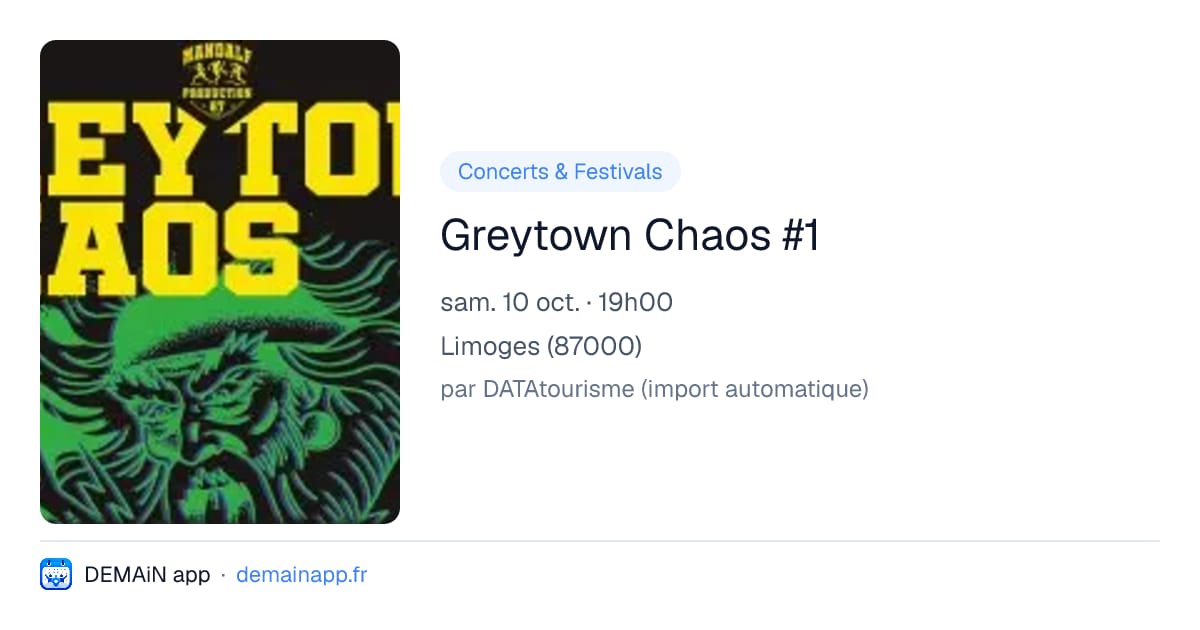 Greytown Chaos #1 — Limoges