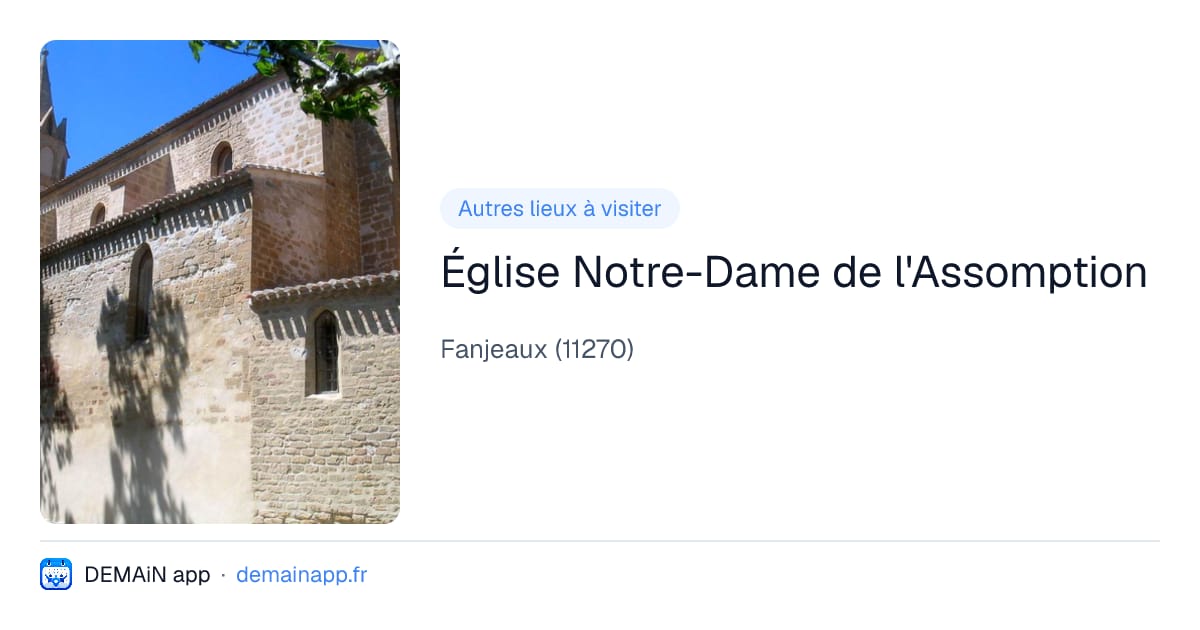 Église Notre-Dame de l'Assomption — Fanjeaux