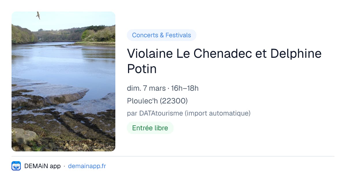 Violaine Le Chenadec et Delphine Potin — Ploulec'h
