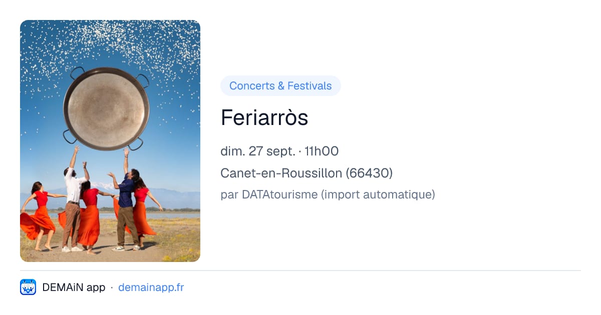 Feriarròs — Canet-en-Roussillon