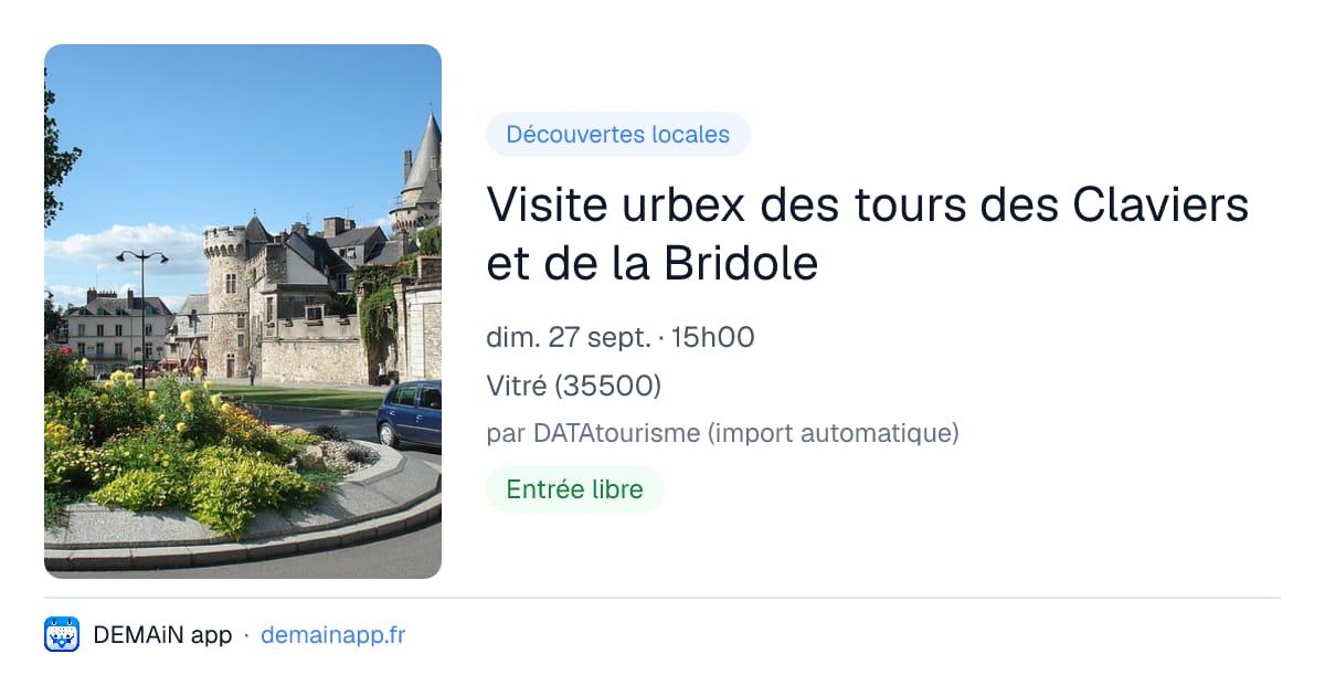 Visite urbex des tours des Claviers et de la Bridole — Vitré