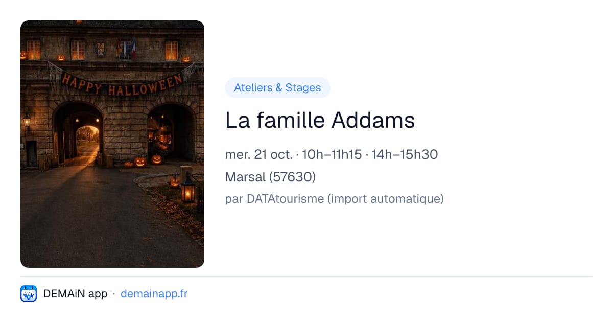 La famille Addams — Marsal