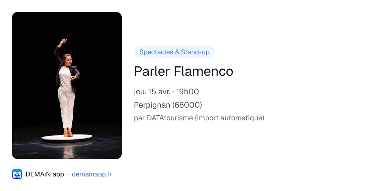 Parler Flamenco — Perpignan