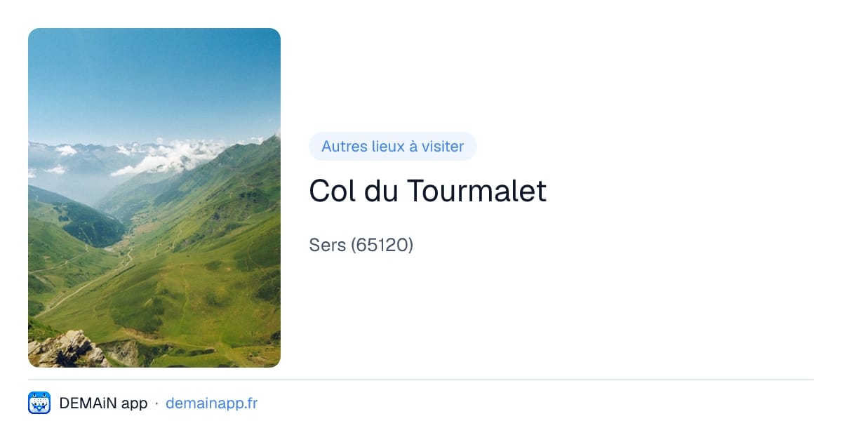 Col du Tourmalet — Sers