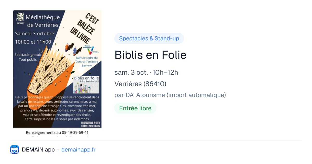 Biblis en Folie — Verrières