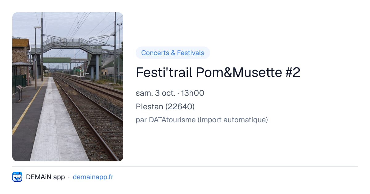 Festi'trail Pom&Musette #2 — Plestan