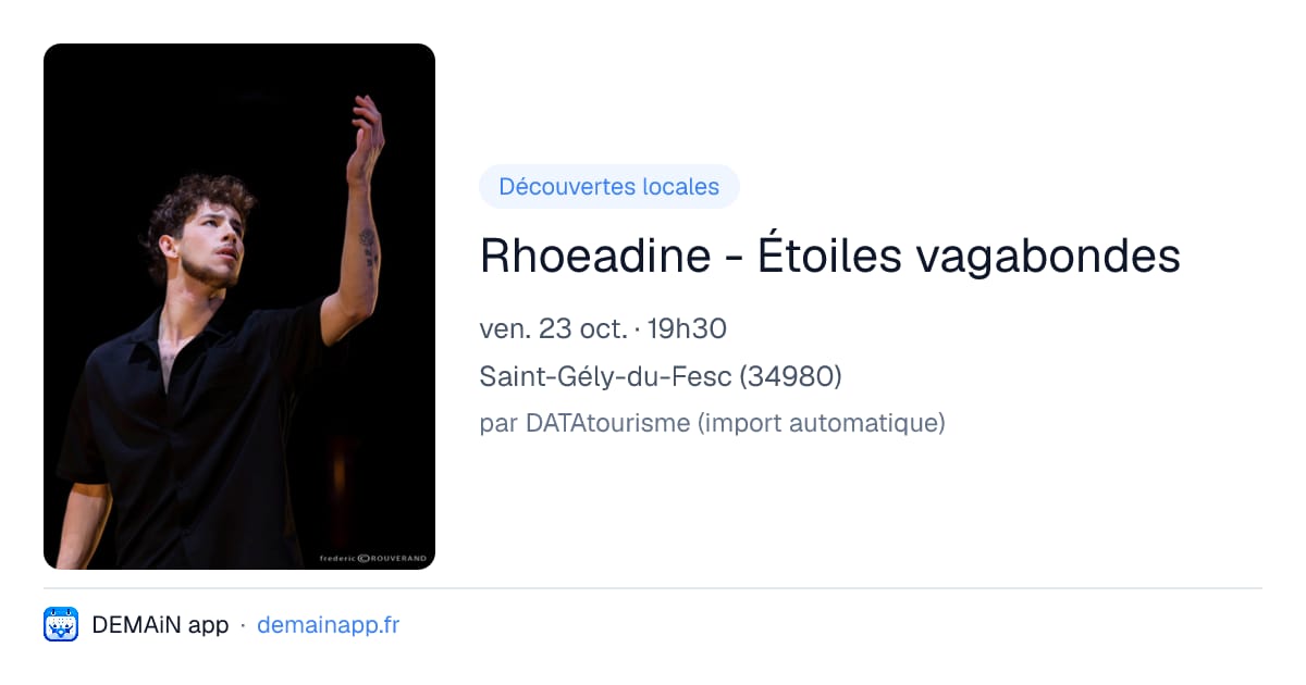 Rhoeadine - Étoiles vagabondes — Saint-Gély-du-Fesc