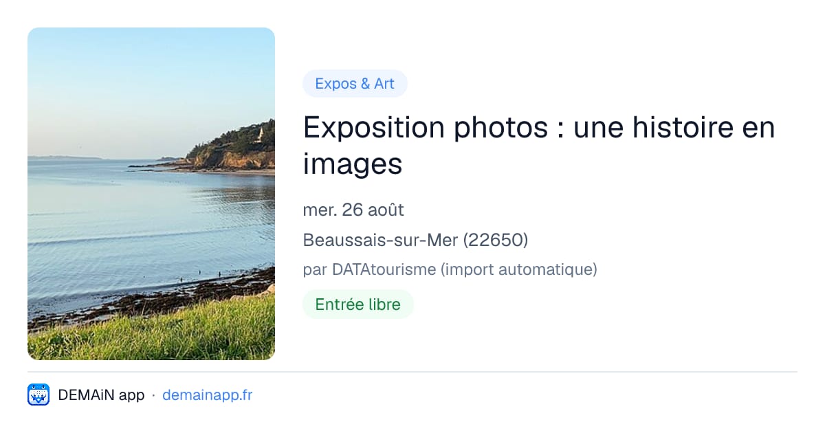 Exposition photos : une histoire en images — Beaussais-sur-Mer
