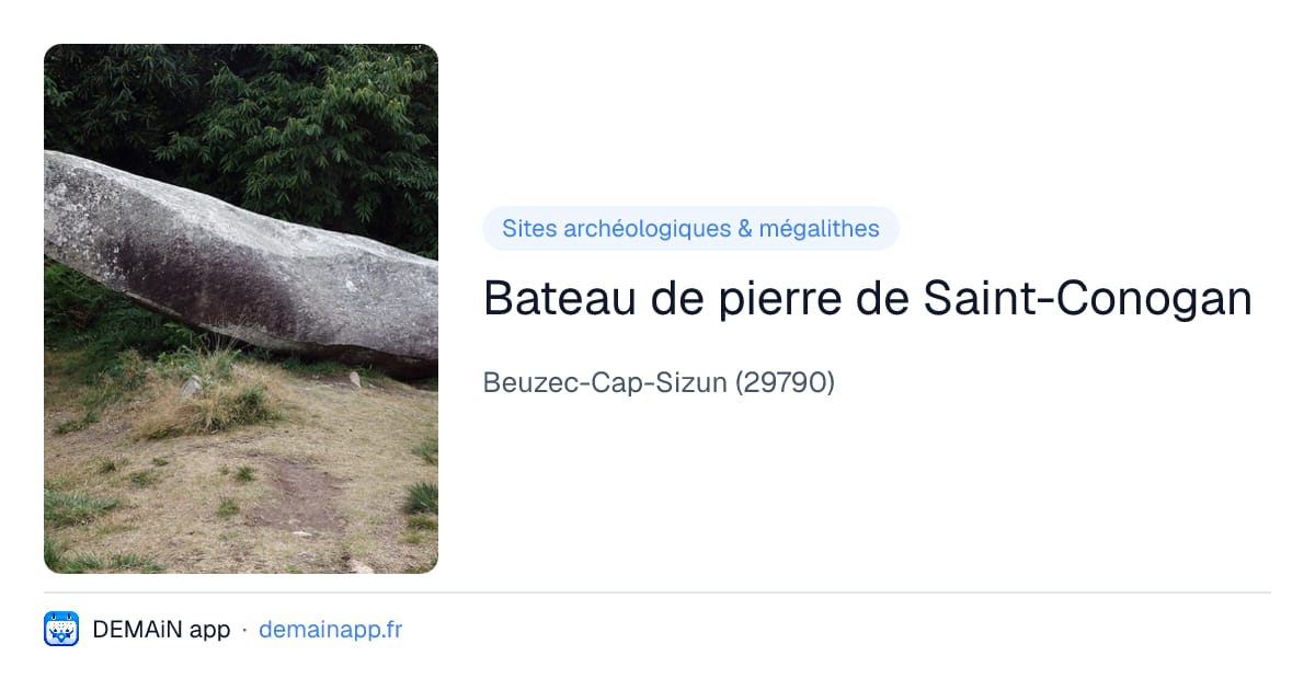 Bateau de pierre de Saint-Conogan — Beuzec-Cap-Sizun