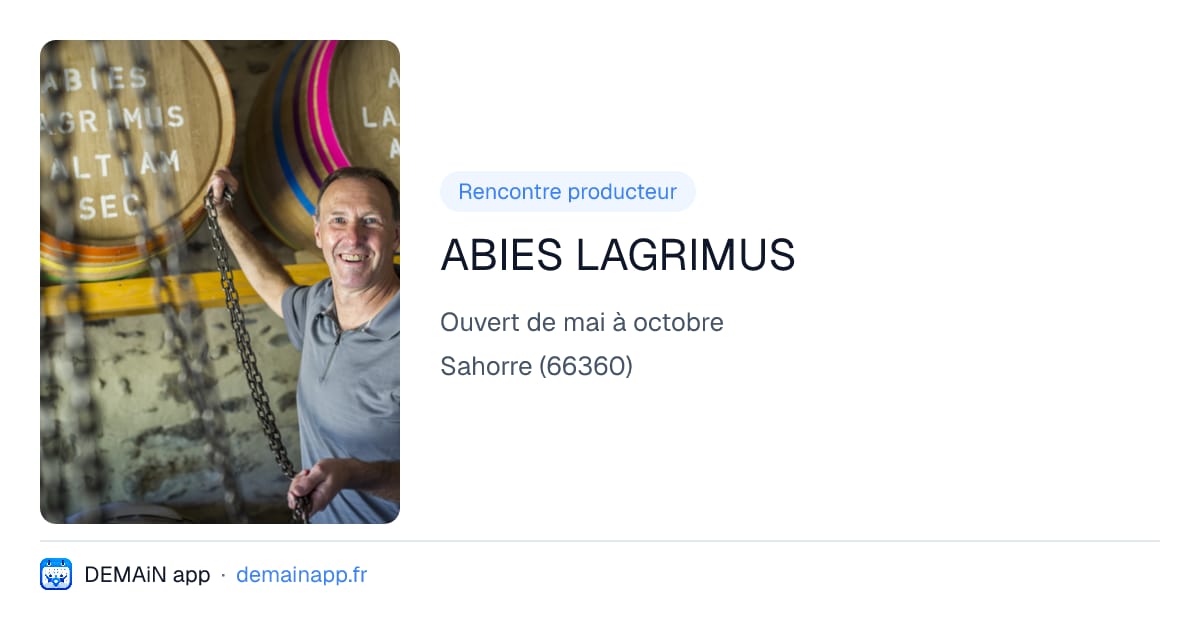 ABIES LAGRIMUS — Sahorre