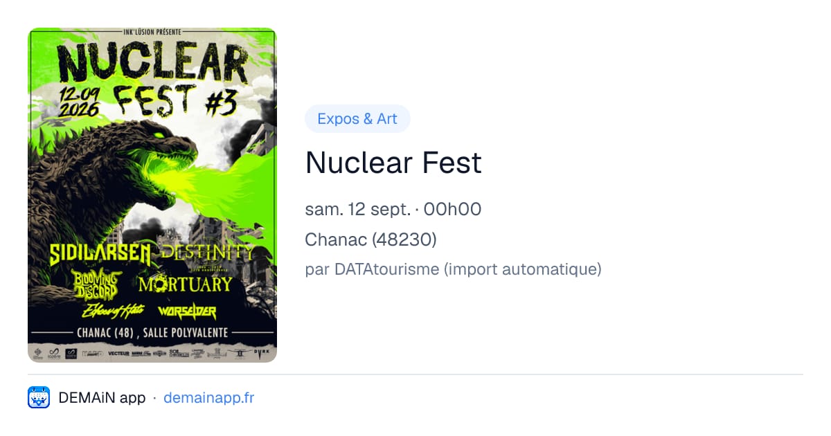 Nuclear Fest — Chanac