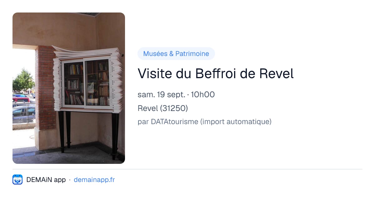Visite du Beffroi de Revel — Revel