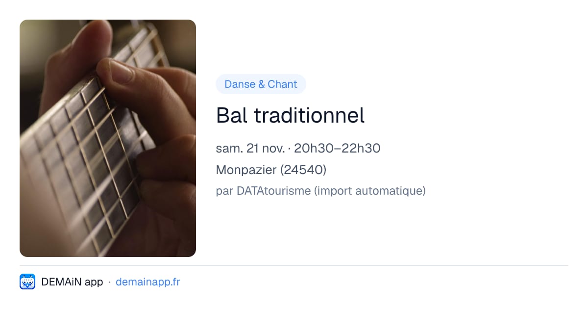 Bal traditionnel — Monpazier