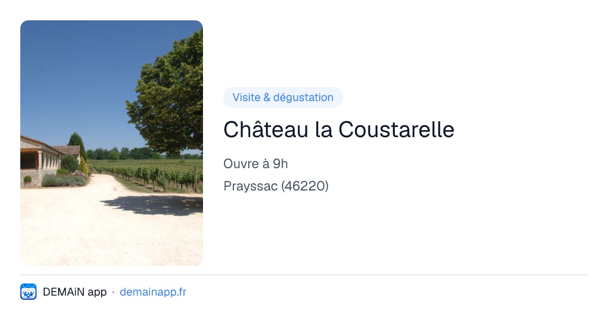 Château la Coustarelle — Prayssac