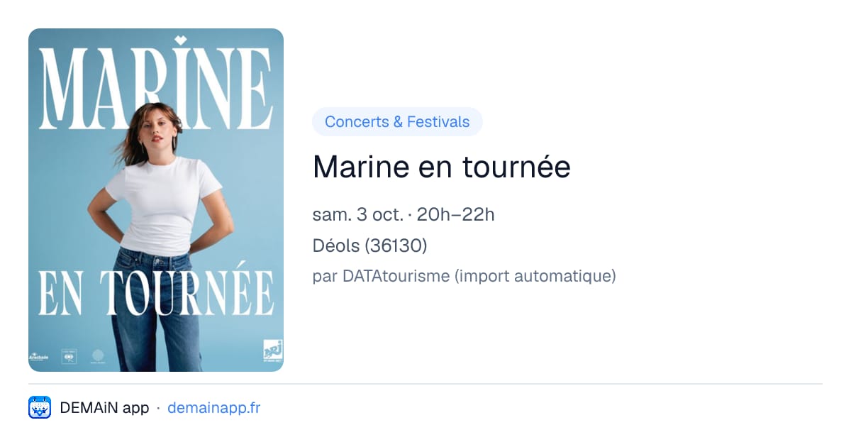 Marine en tournée — Déols