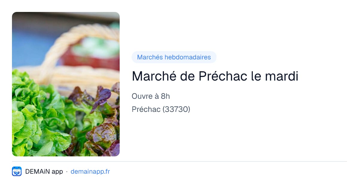 Marché de Préchac le mardi — Préchac