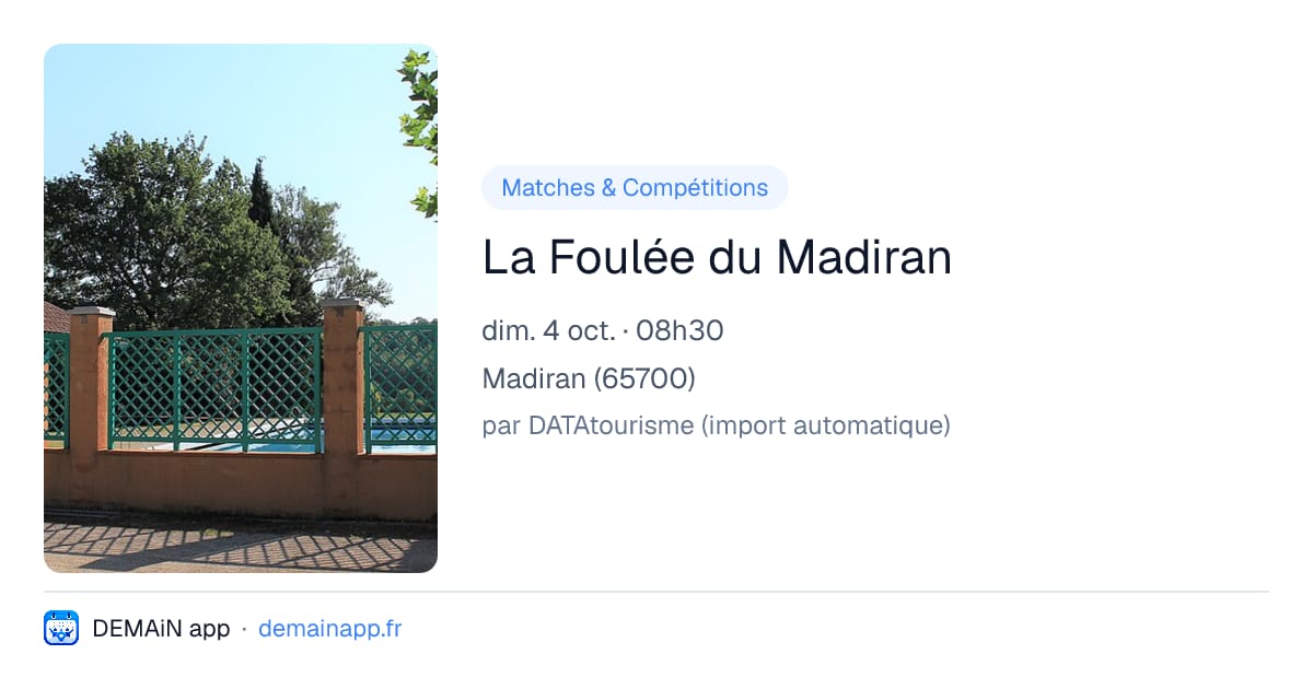 La Foulée du Madiran — Madiran