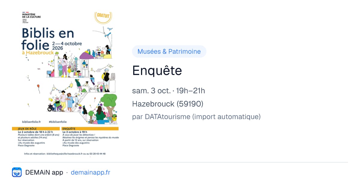Enquête — Hazebrouck