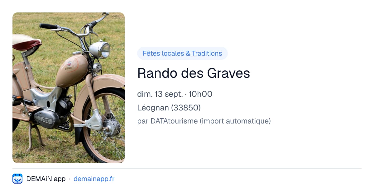Rando des Graves — Léognan