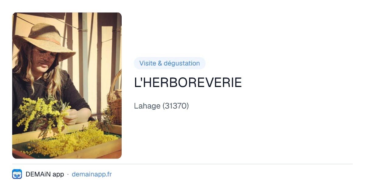 L'HERBOREVERIE — Lahage