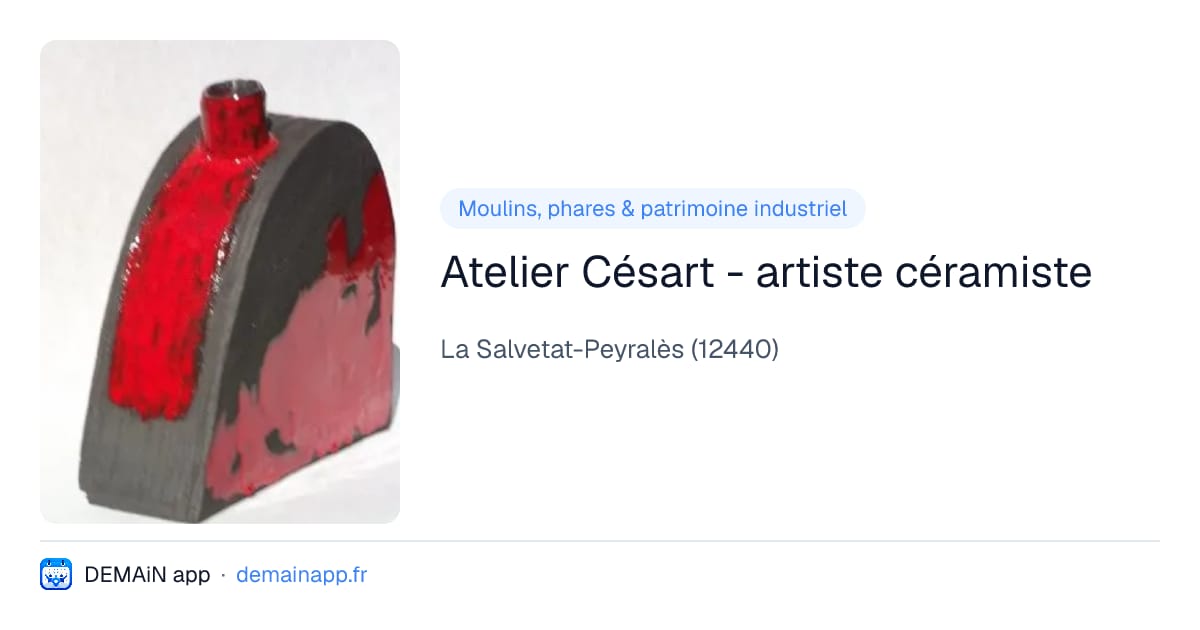 Atelier Césart - artiste céramiste — La Salvetat-Peyralès