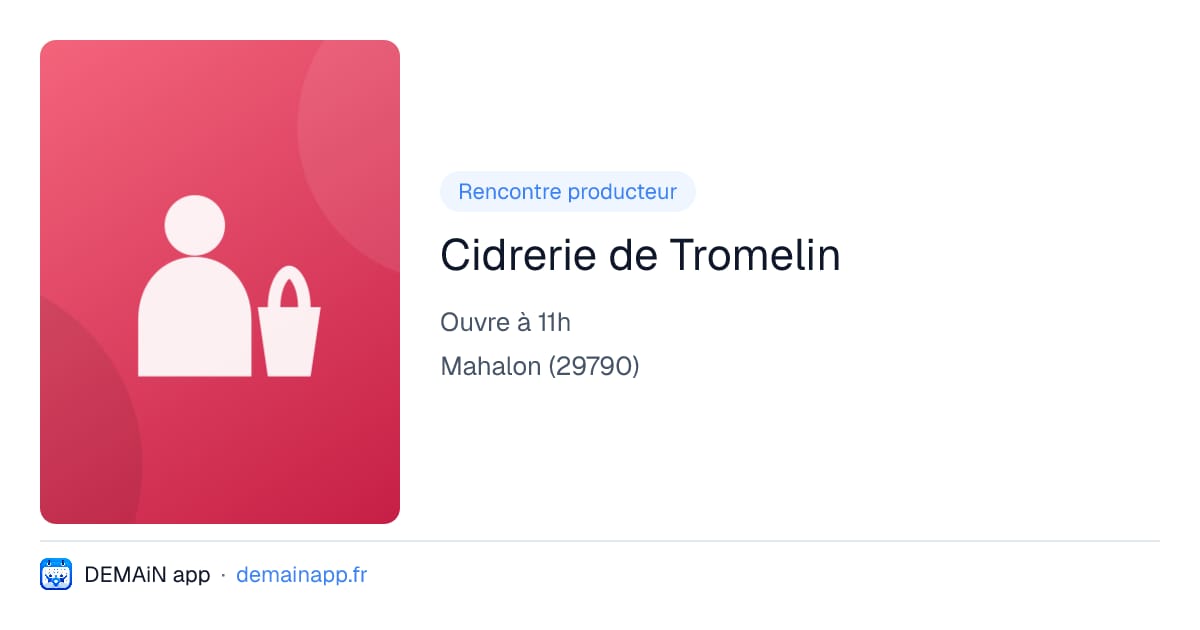 Cidrerie de Tromelin — Mahalon